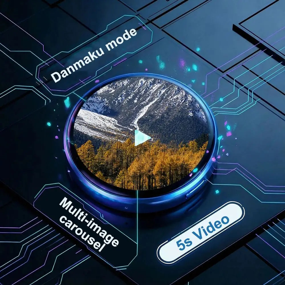 Smart Bluetooth Electronic Display Badge 7 Color LED App Control LED Badge Changing Images Two-Dimensional